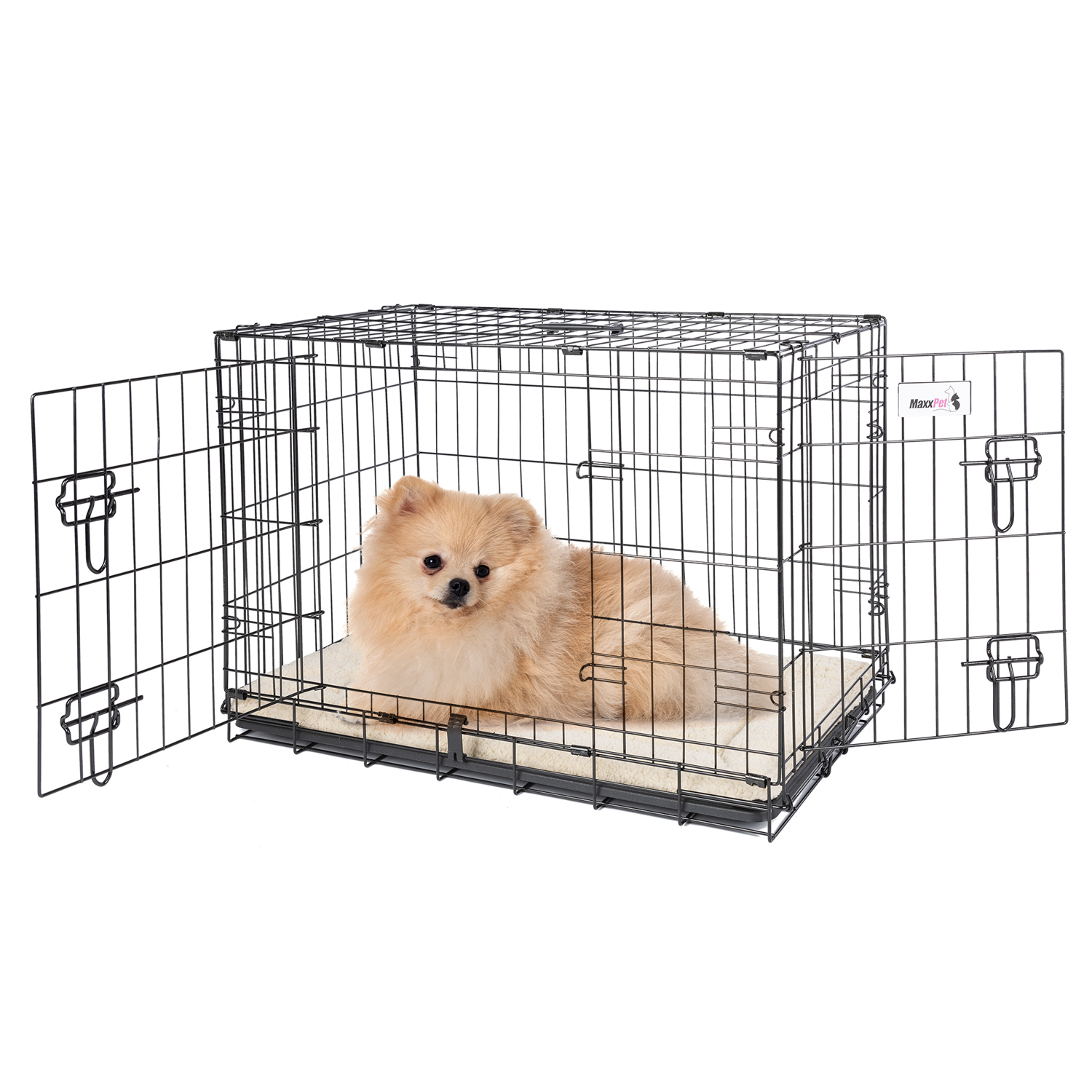 MaxxPet cage pour chien pliable 82x58x58 cm - Caisse de voiture - Cage de  voyage pour chien - Boîte de transport - Panier de voyage - Anthracite -  MANOMANO FR