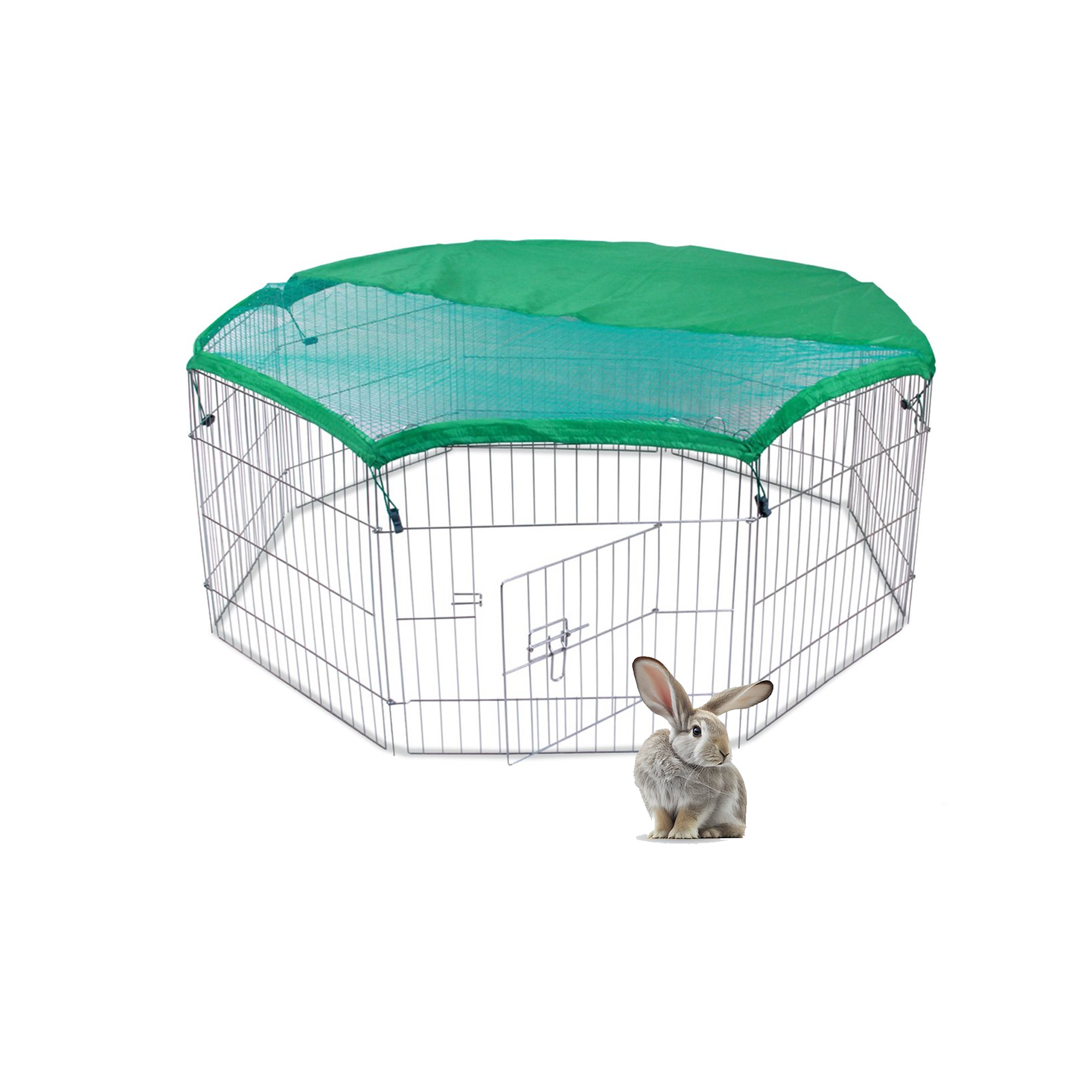 MaxxPet Enclos pour lapins avec couverture - 8 pièces - 60x60 cm - Clapier pour  lapins - Cage pour lapins - Cage pour rongeurs - MANOMANO FR